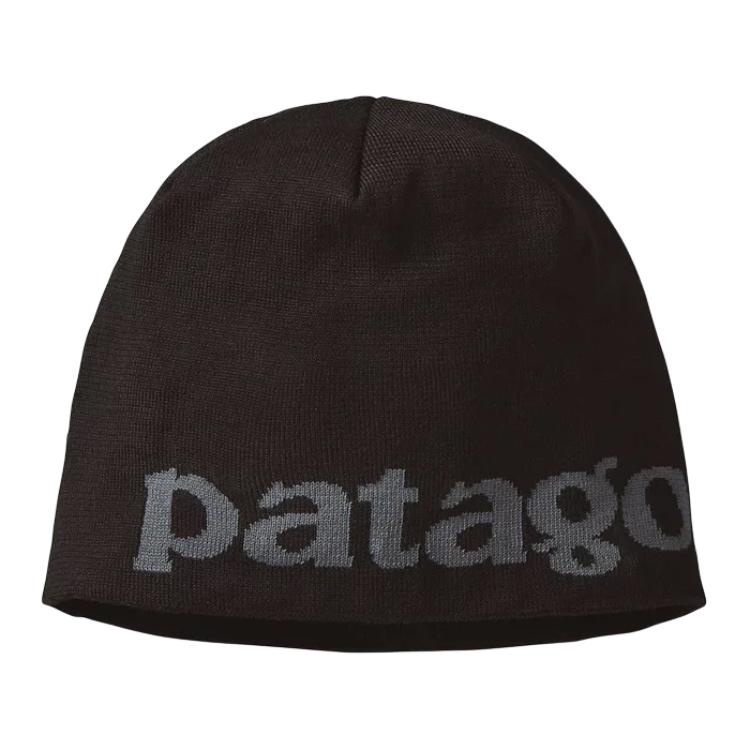

Patagonia Чёрная унисекс шапка из переработанного полиэстера, Black