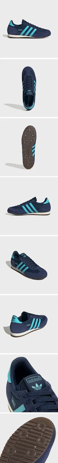 Мужские низкие кроссовки R71 цвета индиго от Adidas — фото 4