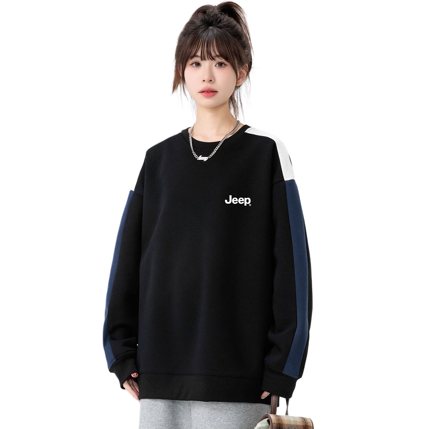 

Свитшот Leisure Collection Unisex Jeep, черный