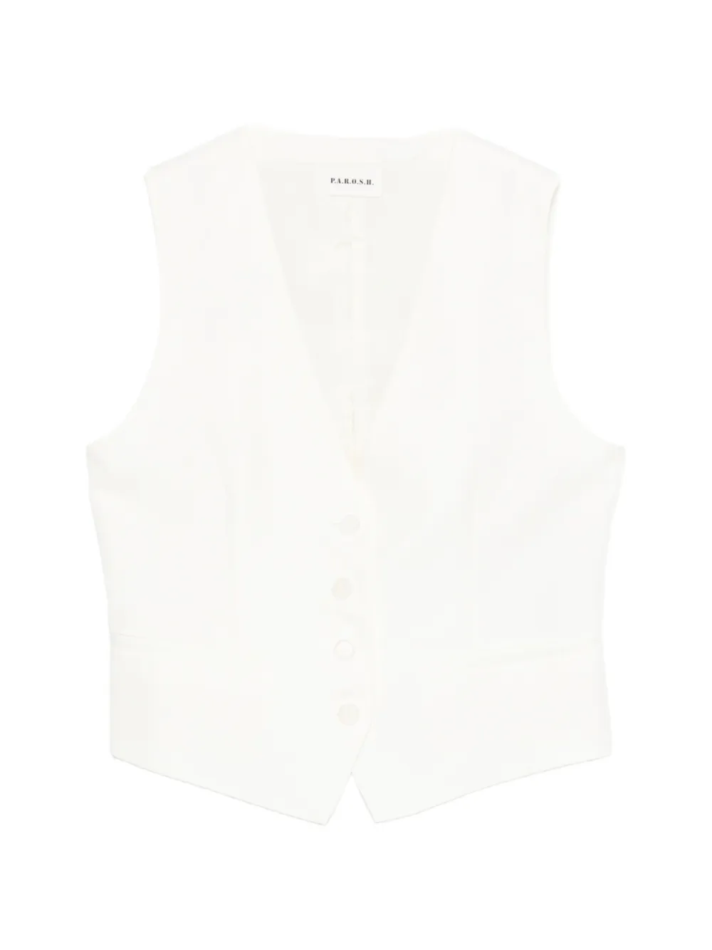 

Жакет на пуговицах с V-образным вырезом P.A.R.O.S.H., бежевый