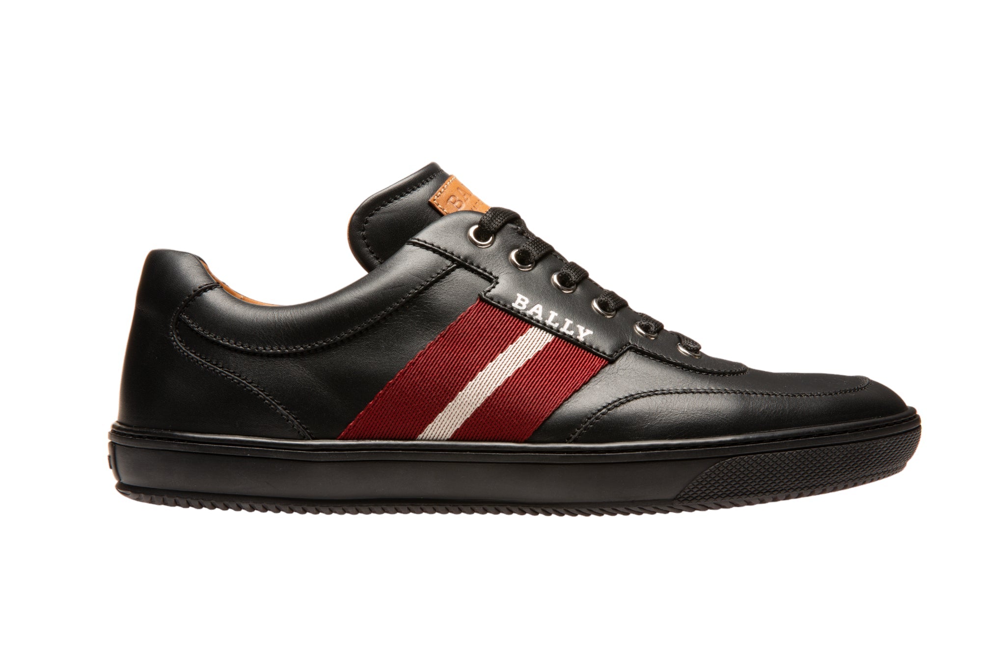 

Мужские черные кожаные кроссовки Bally Oriano 6225008
