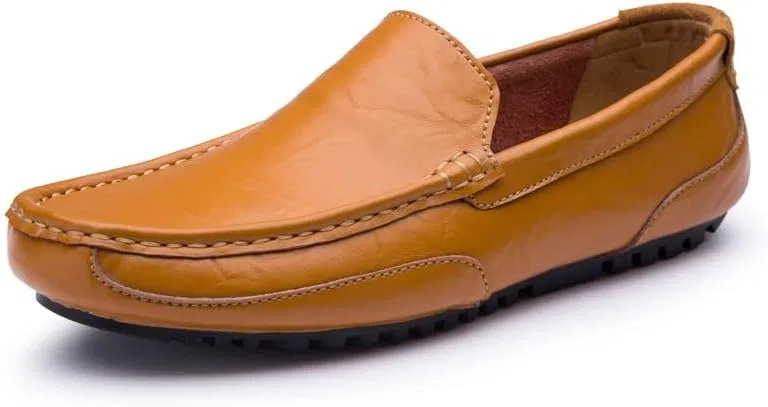 Мокасины из искусственной кожи, Loafers, желто-коричневые SayfuR