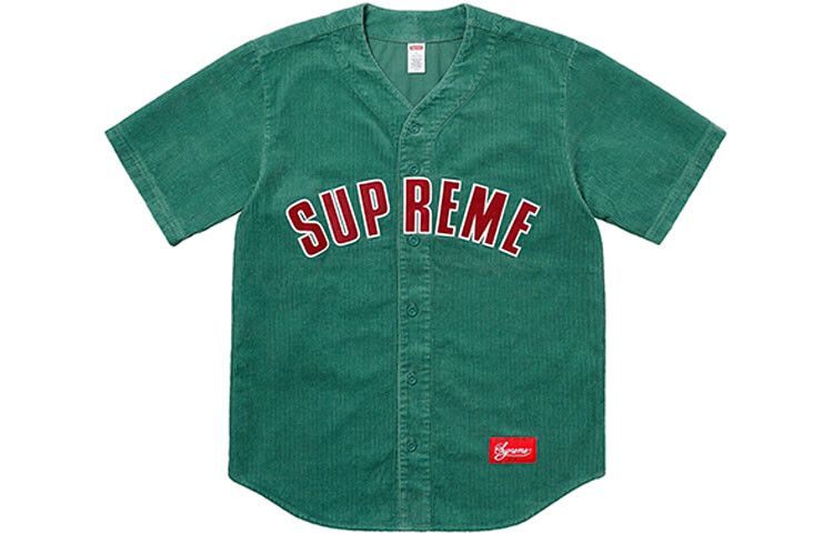 

Рубашка-джерси Supreme SS18 Baseball, зеленый
