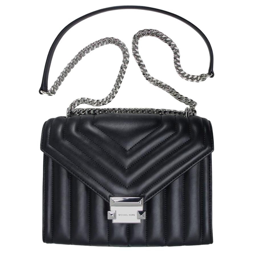 

MICHAEL KORS Сумка через плечо из полиуретана, средний размер, женская, black