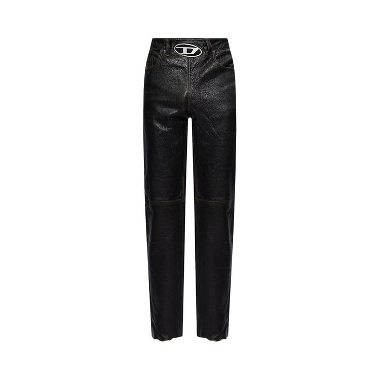 

Брюки Diesel Leather Trousers Chocolate, коричневый