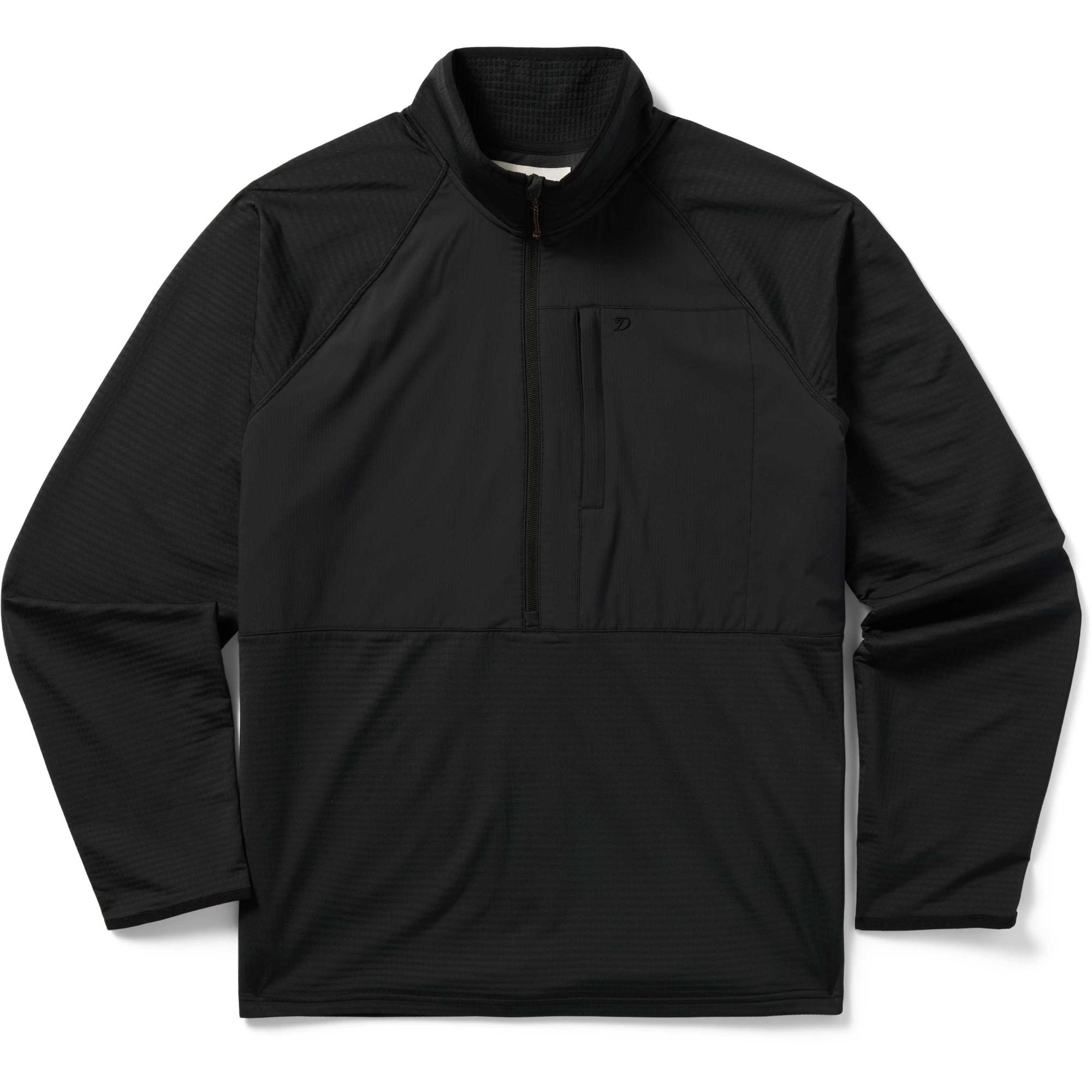 

Мужская легкая флисовая куртка Grid Tech с половинной молнией Duck Camp, Black