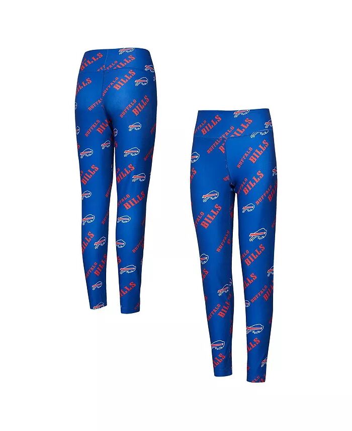 

Женские леггинсы Royal Buffalo Bills Breakthrough с принтом Allover Knit Concepts Sport