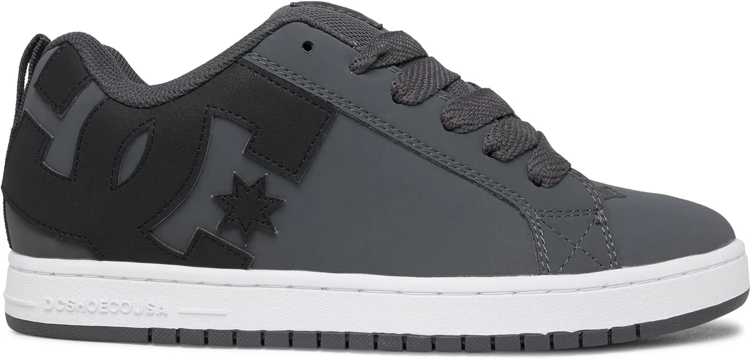Мужские кроссовки DC Shoes Net Amazon Renewed, Dk Grey Black White — фото 3