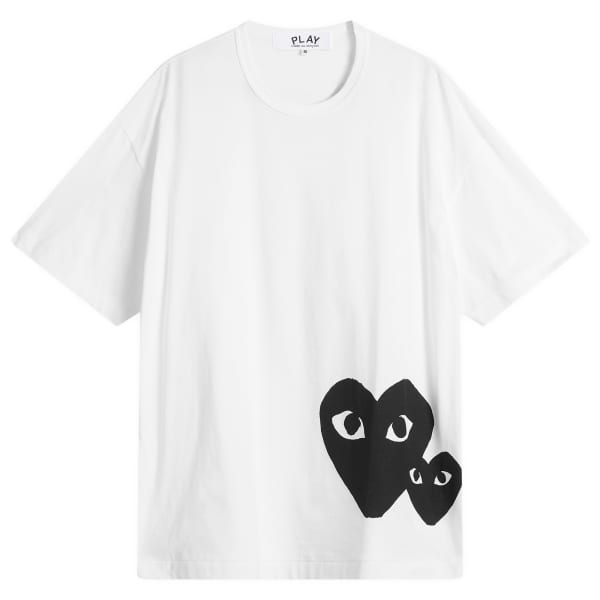 

Футболка с логотипом U, трикотажная Comme Des Garçons Play, белый