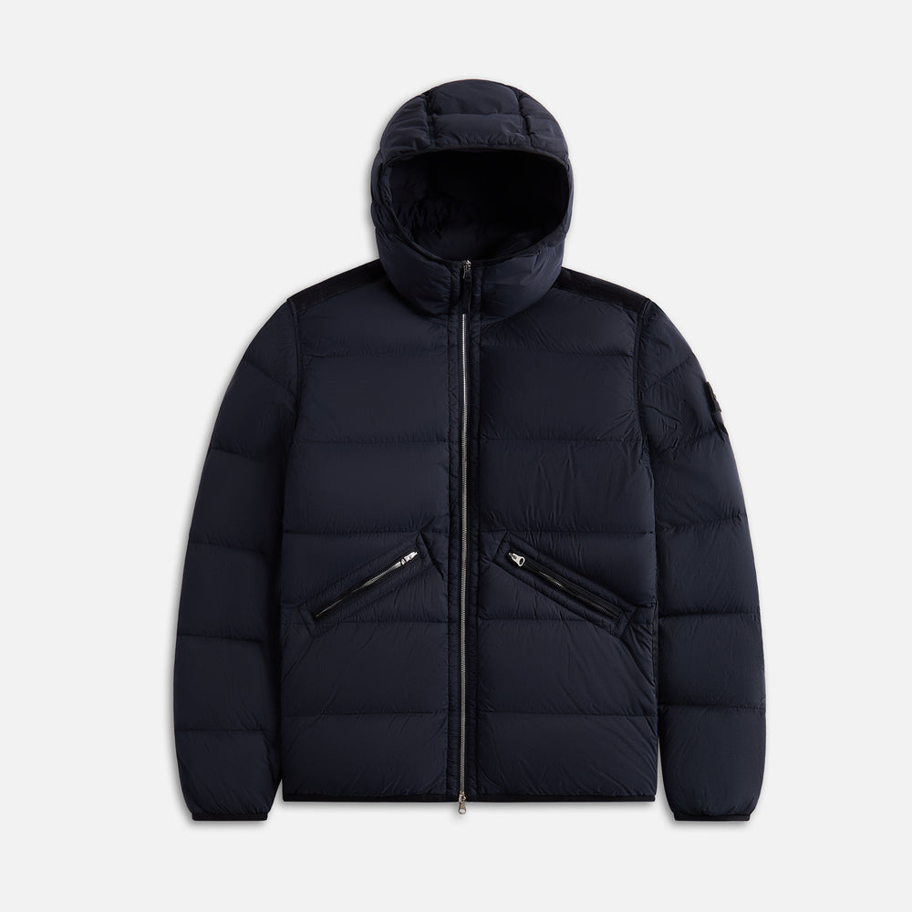 

Куртка Stone Island Real Down Hooded Jacket, цвет Navy Blue