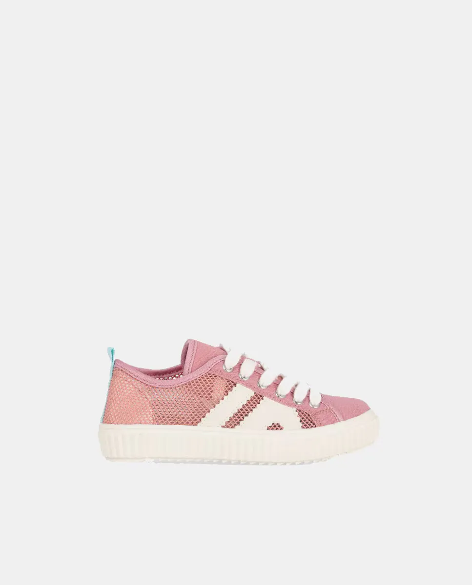 

Девичья текстильная спортивная обувь на шнурках Chika10, цвет Rosa