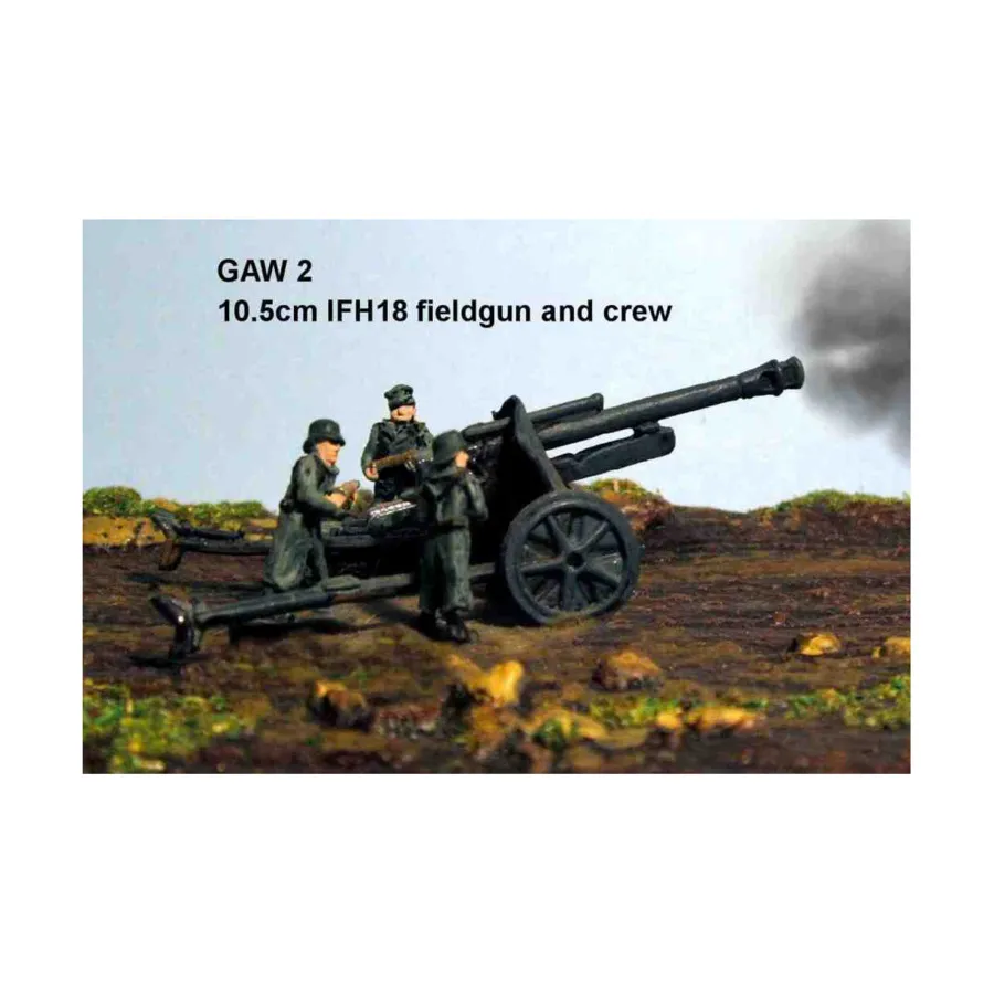

Полевая пушка 10,5 см IFH 18/40, Historical Miniatures - WW2 (15mm) (QRF Models)