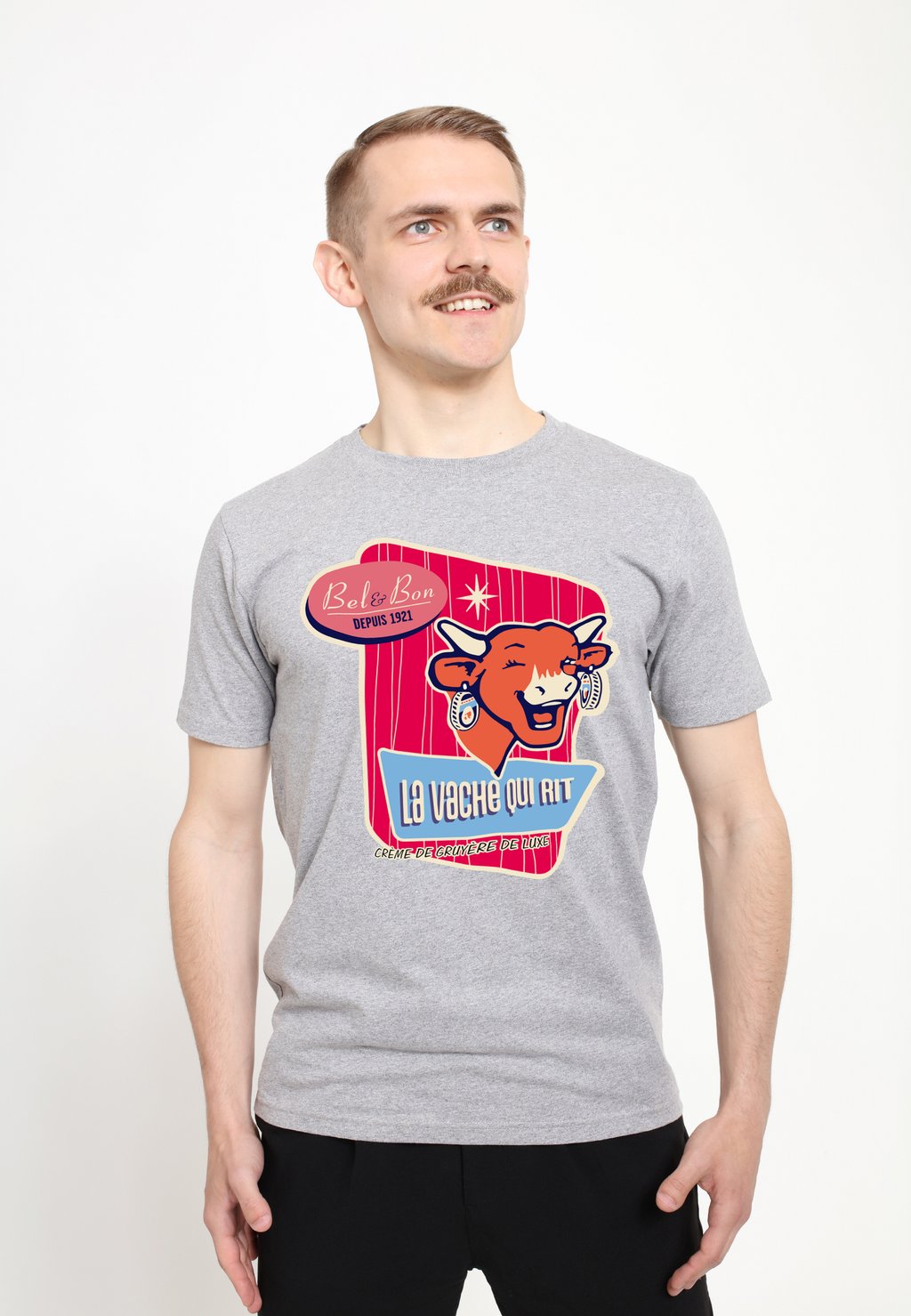

Футболка с принтом Henry Tiger, цвет Heather Grey