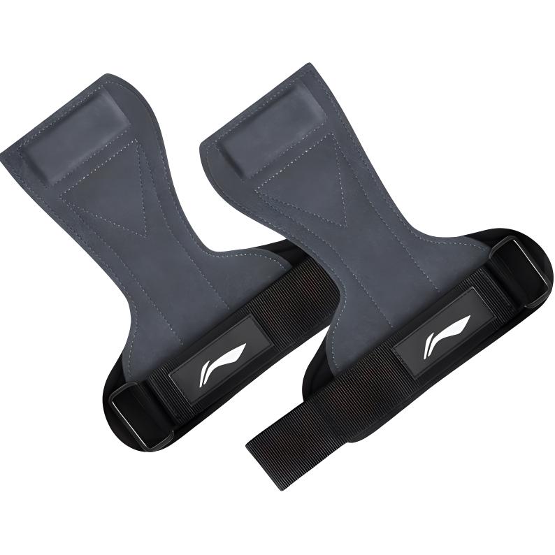 

Тренировочные перчатки для подтягиваний с противоскользящими защитными вставками для женщин и мужчин LINING, 3.0 Upgraded Leather Palm Guard[Gray]