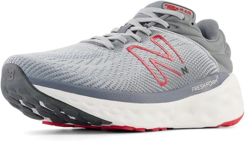 Мужские кроссовки для бега New Balance Fresh Foam X 840 V1, серый/красный — фото 3