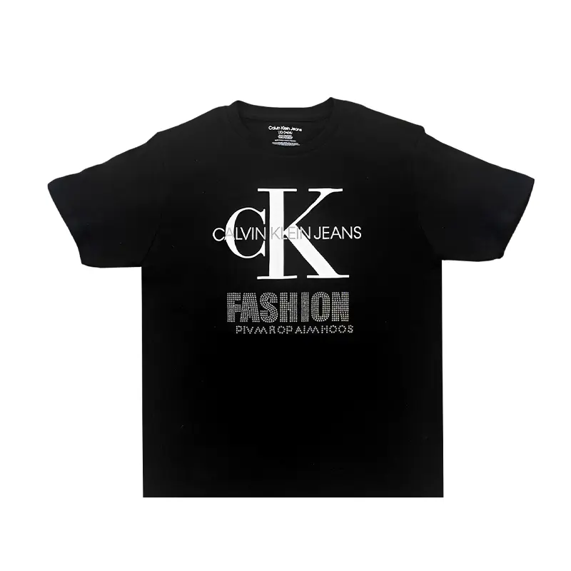 Calvin Klein Минималистичная серия футболок Unisex Black — фото 2