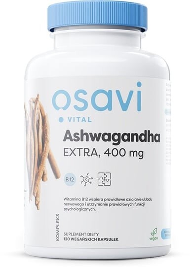 

Osavi, - Ашваганда Экстра, 400мг, 120 капсул