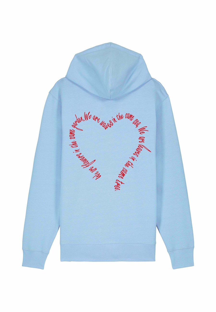 

Толстовка Mira Paris FLOWERS BACK EMBROIDERY UNISEX ZIPPED, Blue/Neon Blue