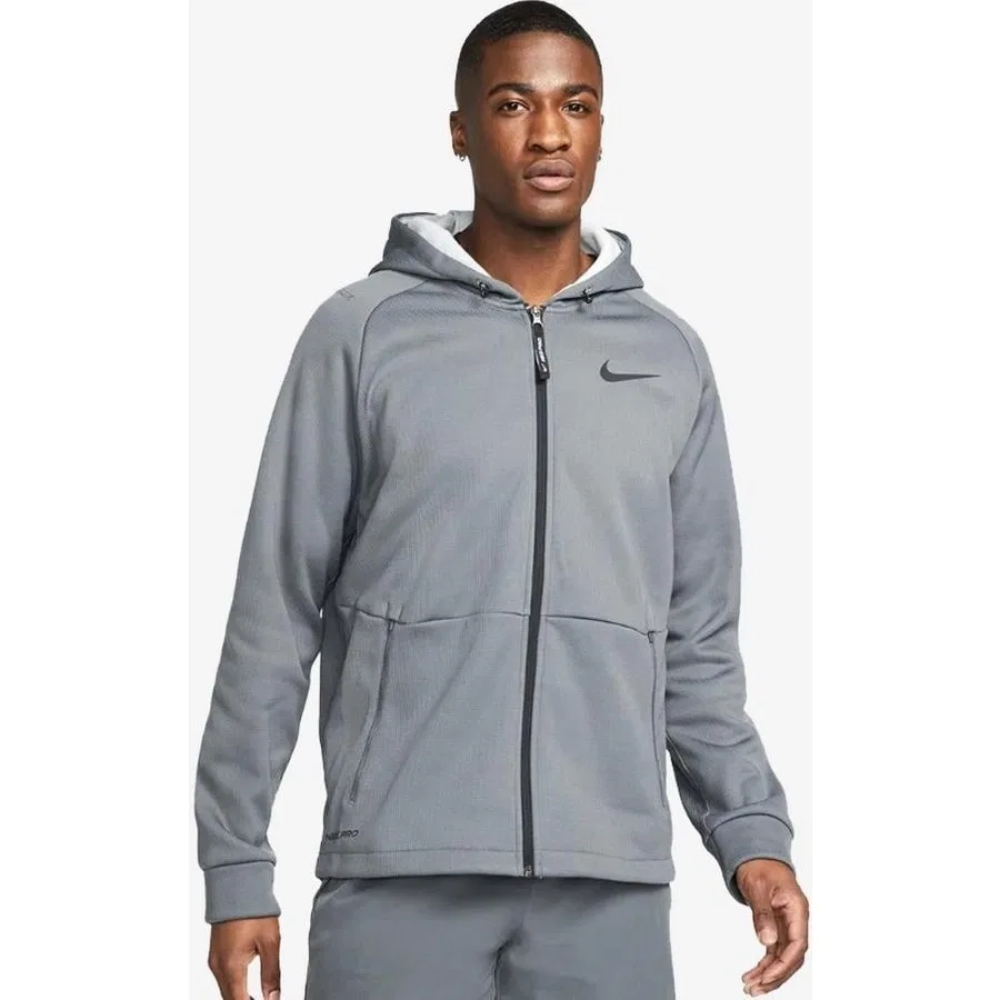 Мужская куртка для тренировок Nike Pro Therma-Fit с капюшоном, DD2124-068, Черный