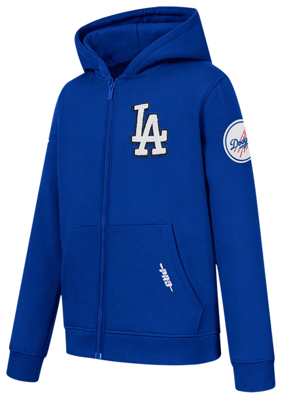 Толстовка для мальчиков Classic Fleece Zip Hoodie Pro Standard, цвет Dodger Blue — фото 3