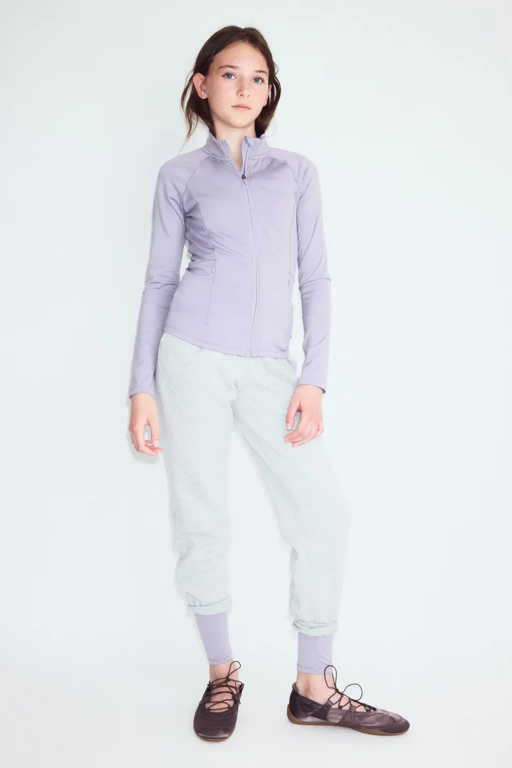Спортивная куртка с технологией Drymove H&M, Mattes Flieder