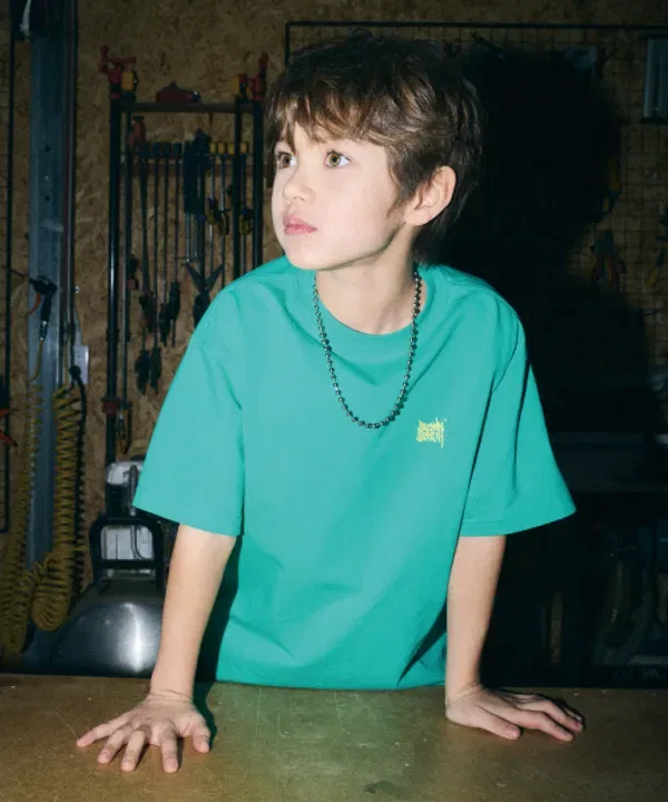 Футболка Kids tag tee Brownbreath Kids, зеленый