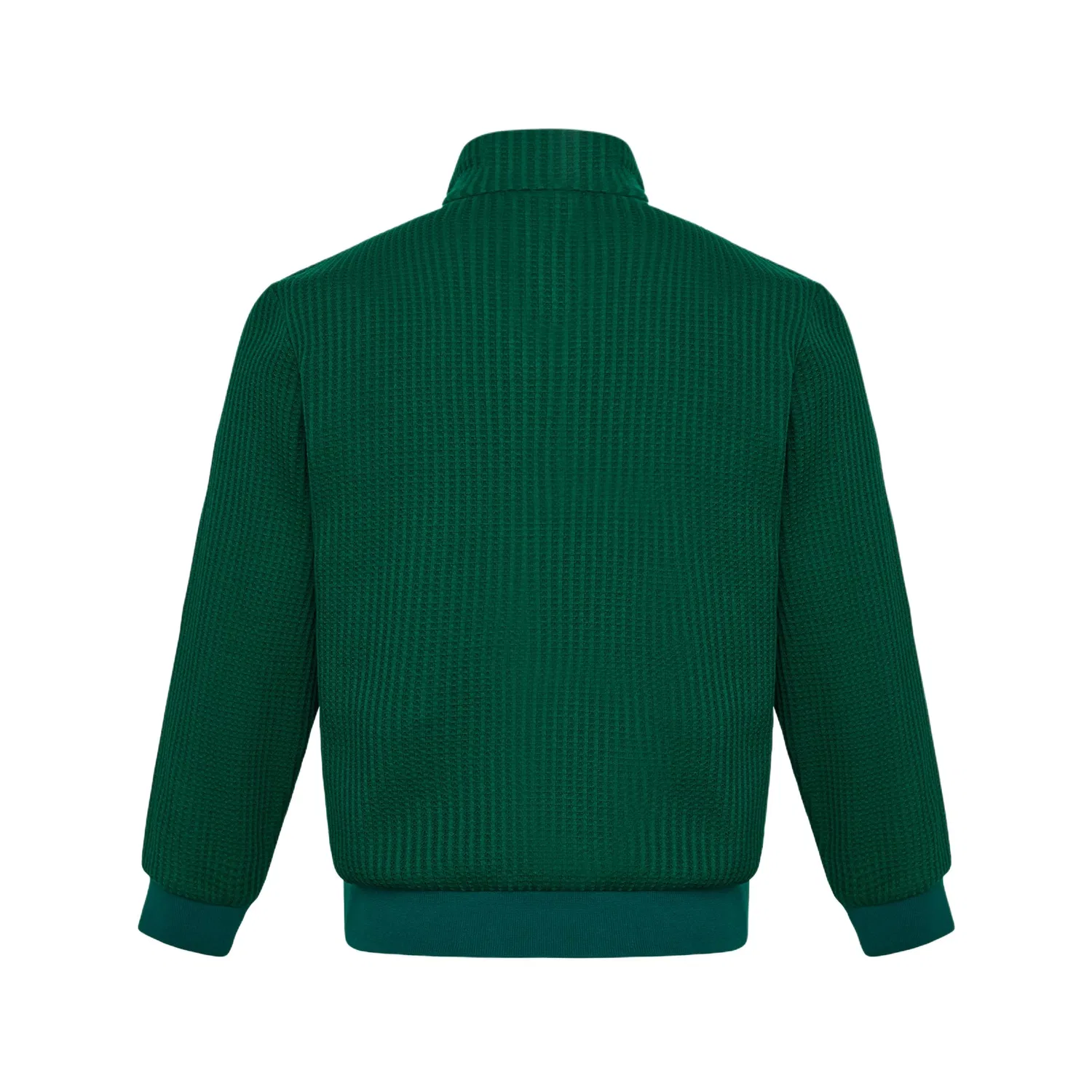 Детская куртка с воротником-стойкой Adidas Originals, Forest Green/White — фото 3