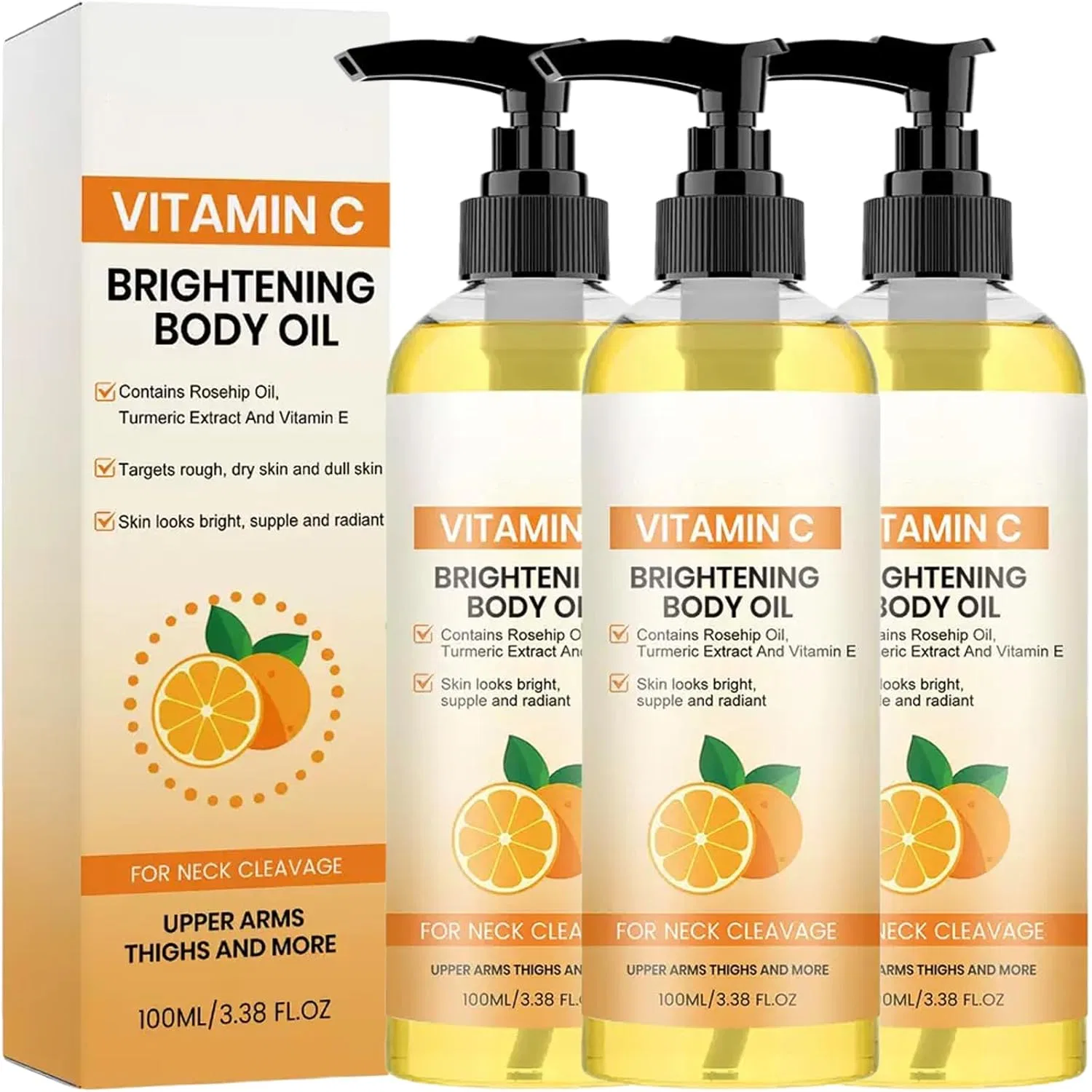 Масло для тела Vitamin C Brightening Body Oil, Sgjwyc, 100 мл, 3