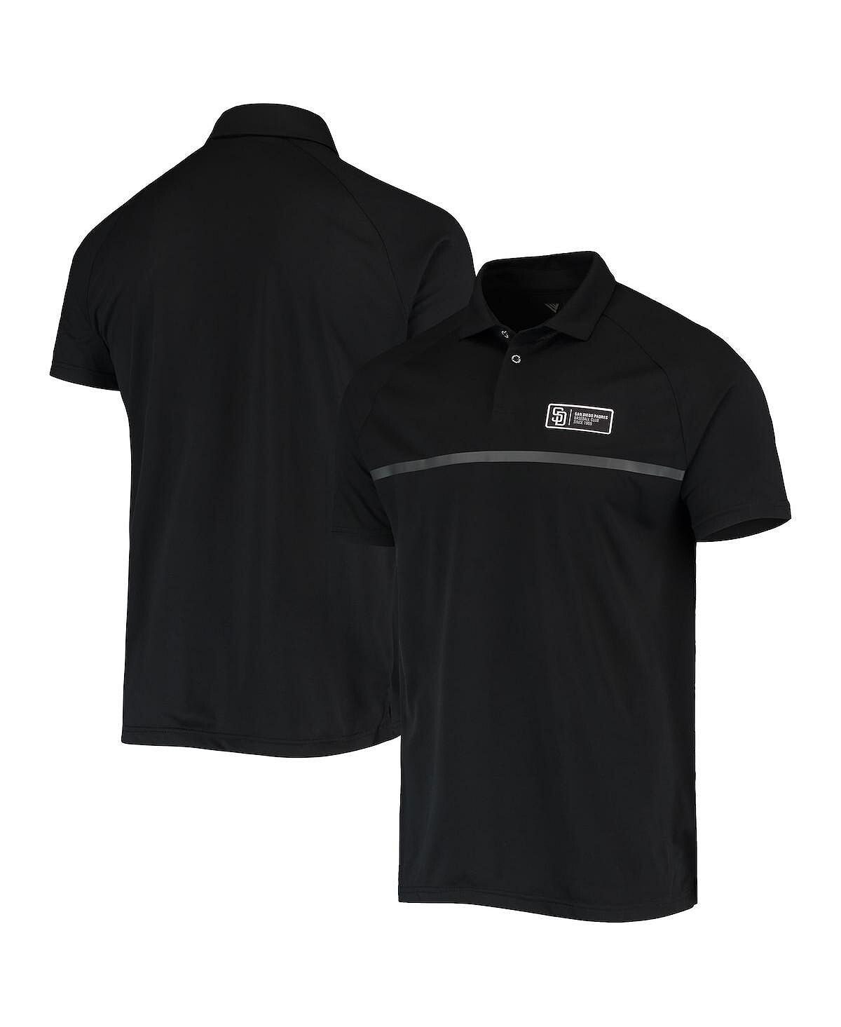 

Мужская черная рубашка-поло san diego padres sector с регланами LevelWear, черный