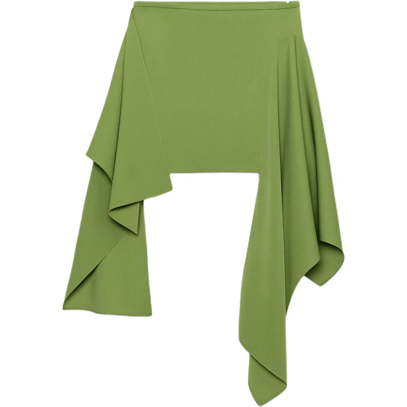 Женская юбка-миди повседневная ZARA, Green