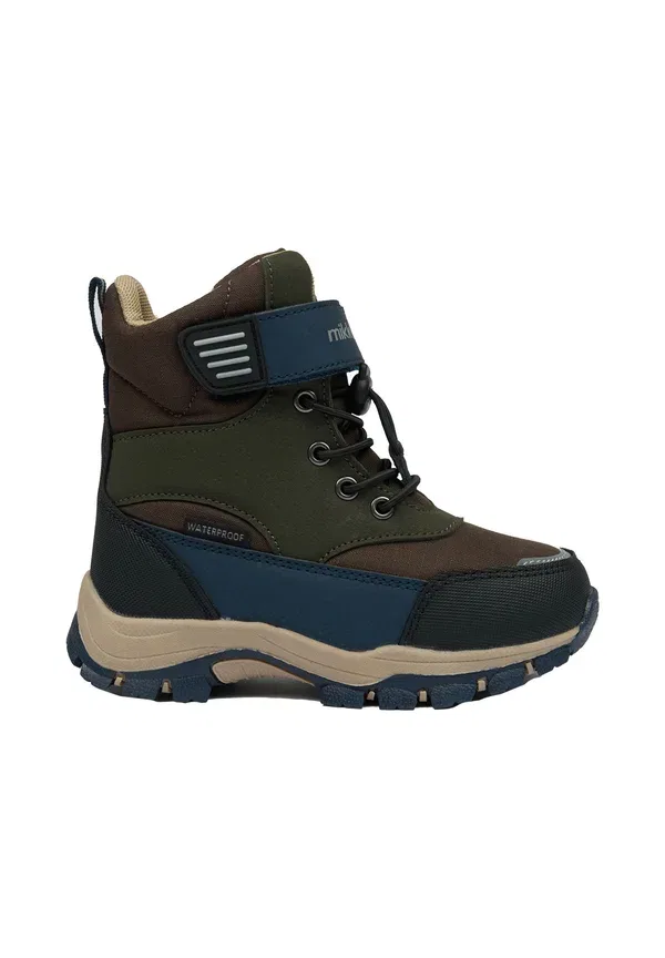 Сапоги зимние с защитой от холода Winter boot tex velcro unisex Mikk-line, Chocolate Chip, шоколадный — фото 3