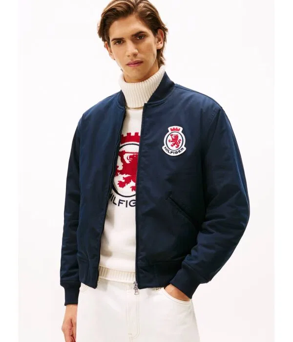 Мужской бомбер Tommy Hilfiger, Blu Marino