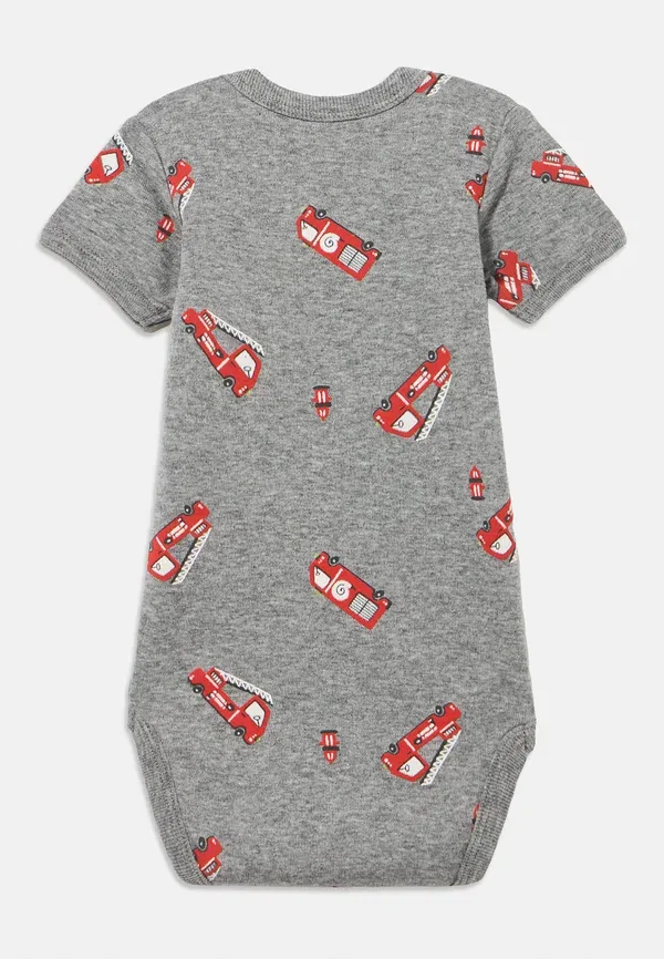 Боди из 100% хлопка Romper 3 pack Name It, серый — фото 2