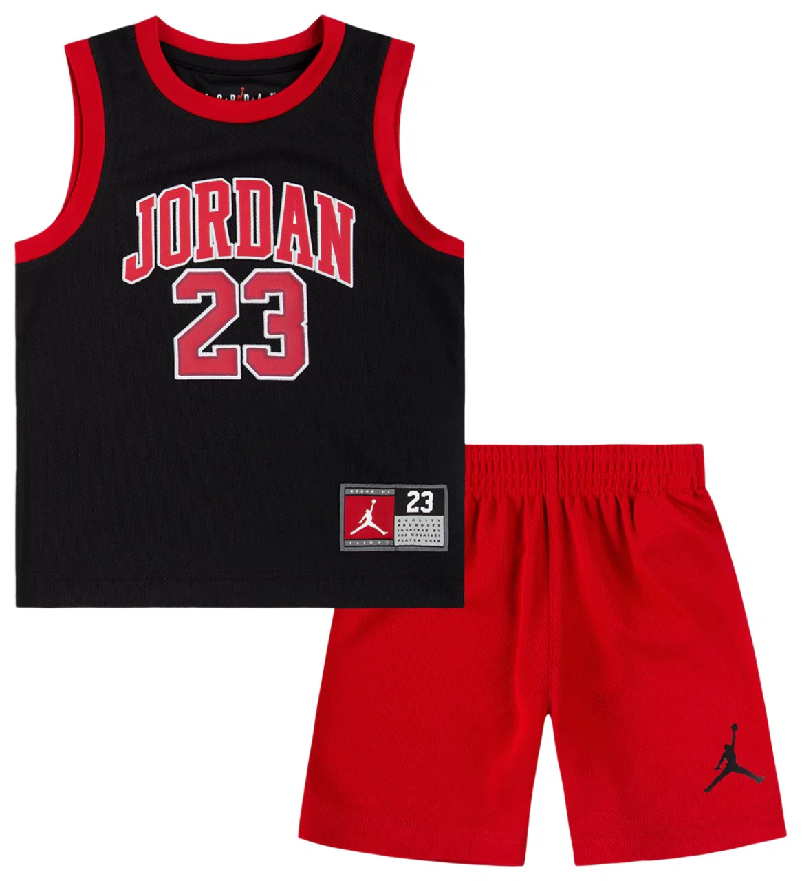 Детский костюм Джерси 23 Jordan, красный/черный