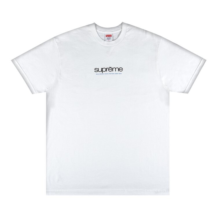 

Футболка Supreme Five Boroughs Tee 'White', белый