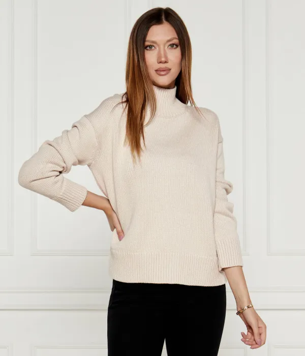 Свитер Regular fit Calvin Klein, бежевый — фото 3