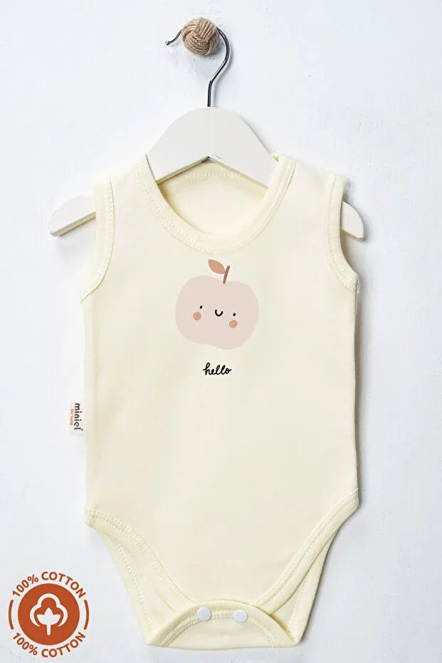 Детское боди-комбинезон для девочек с принтом Miniel Organic, Pink — фото 3