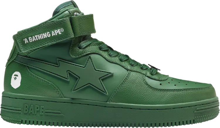 

Кроссовки Bapesta Mid Green, зеленый