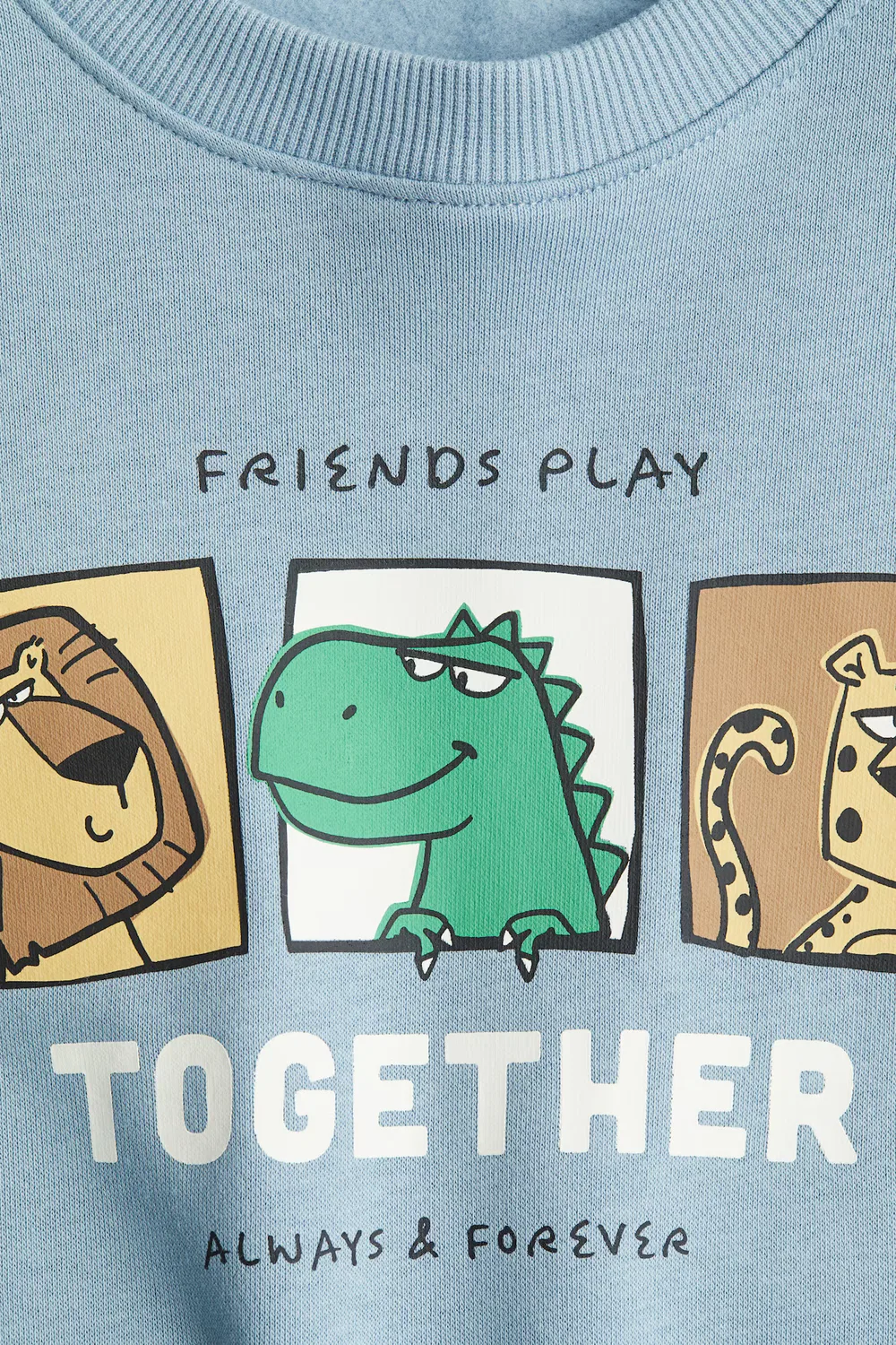 Толстовка H&M, Hellblau/Together — фото 2