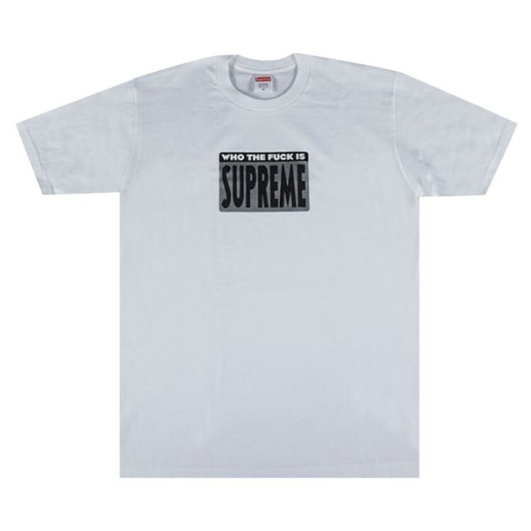 

Футболка Supreme Who The f*ck Tee 'White', белый