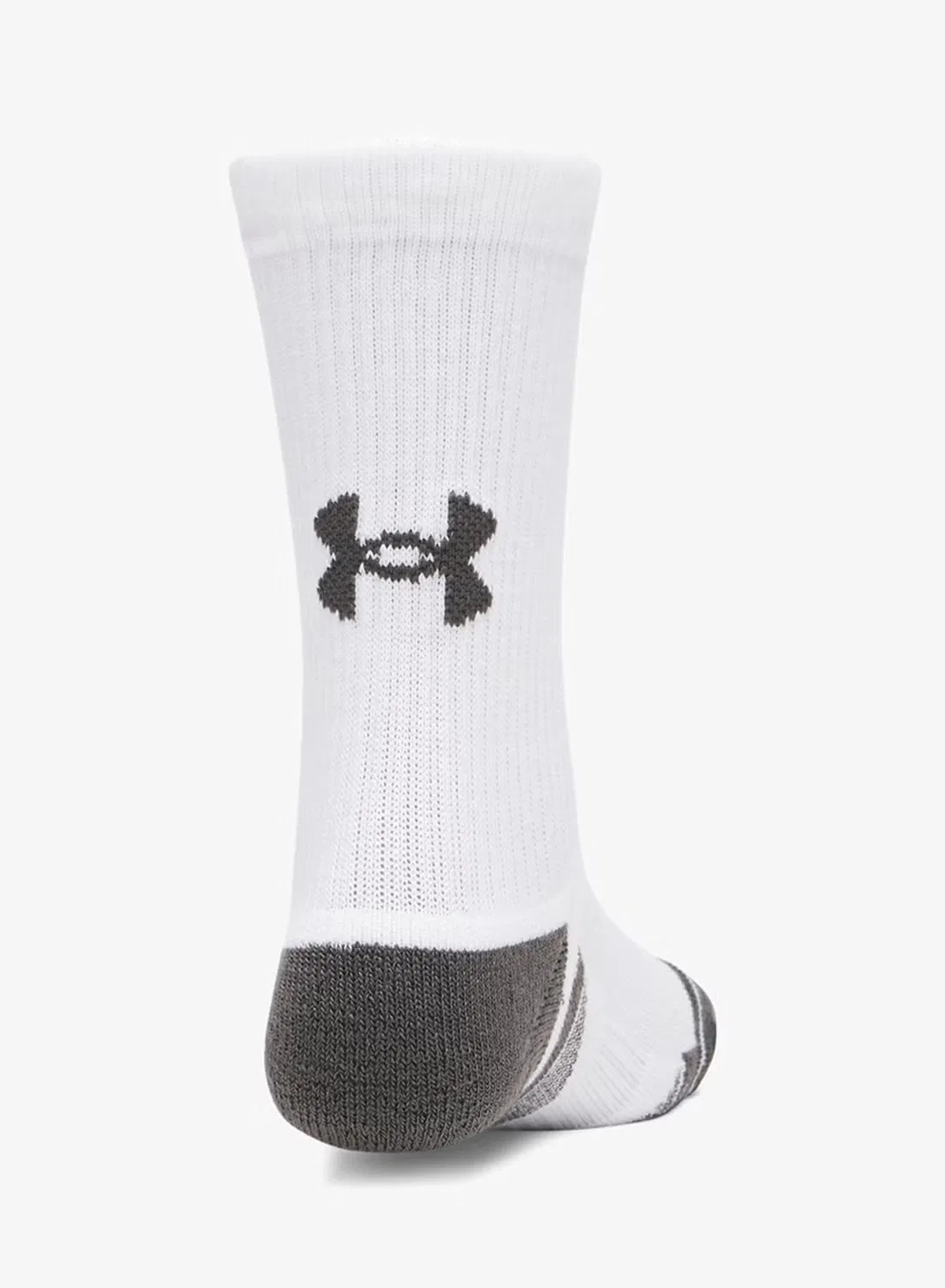 Носки спортивные с усиленной пяткой 3 пары Under Armour, белый — фото 2
