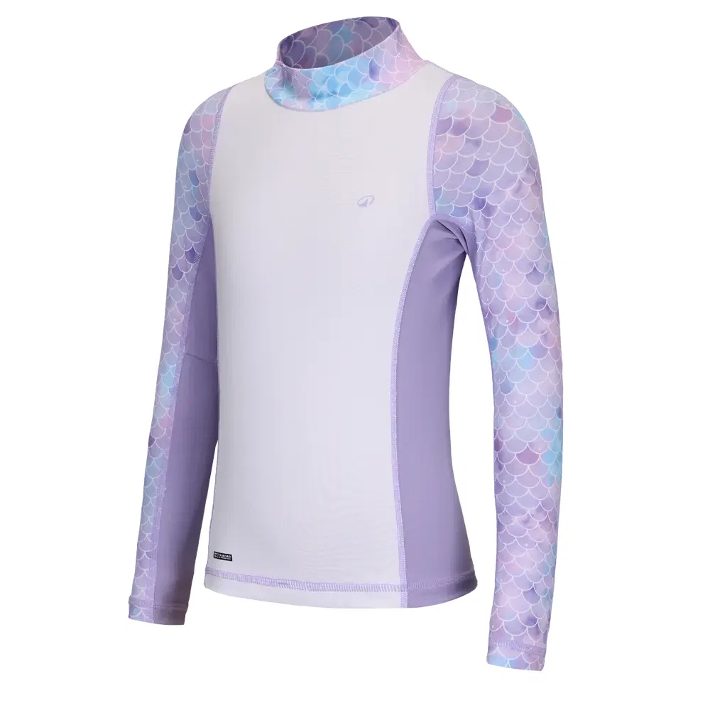Детская футболка с принтом 500 Collection OLAIAN DECATHLON, Snow/Light Pink Purple/Lavender — фото 4