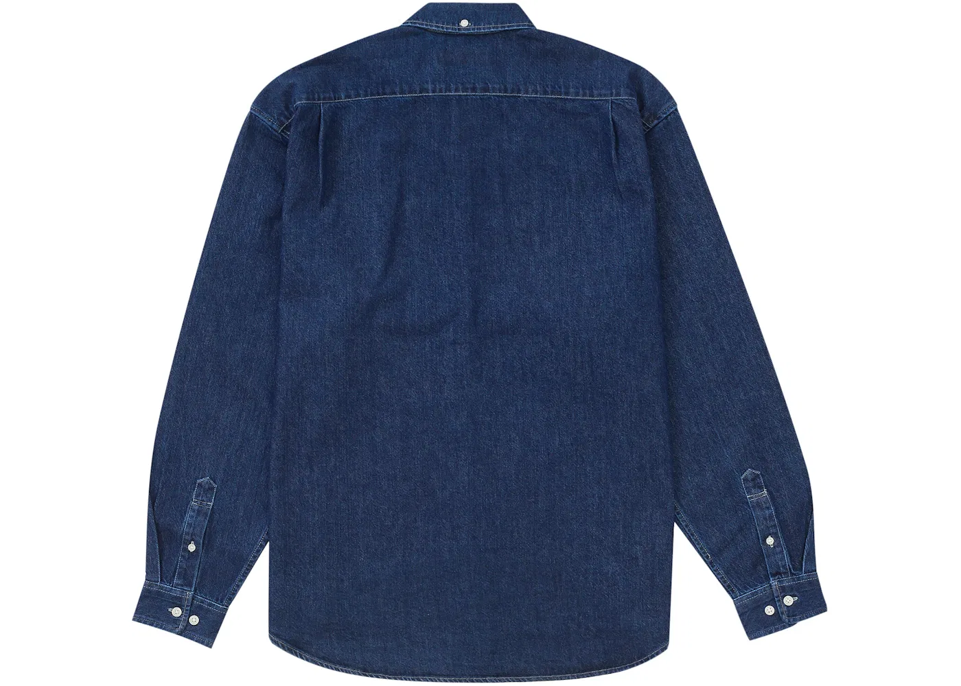 Мужская рубашка из денима Supreme Shirt (FW24), Rinsed Denim — фото 2