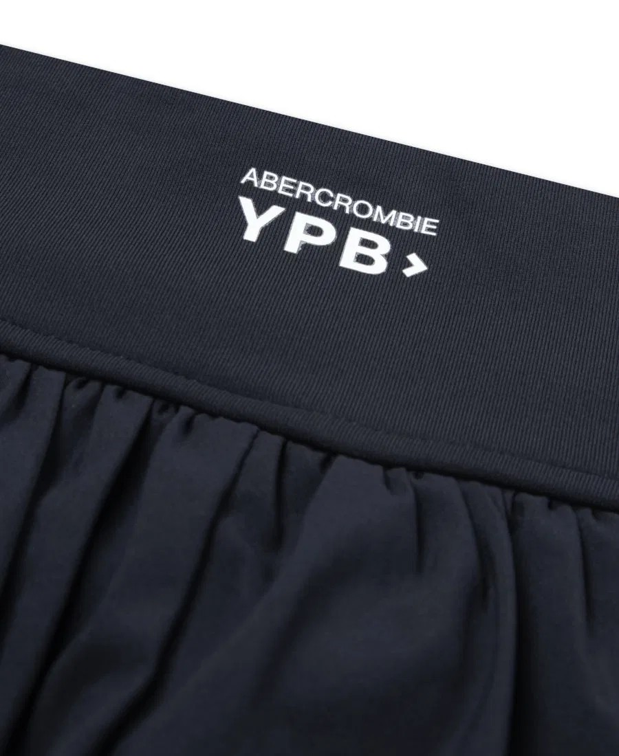 Юбка-шорты с эластичным поясом YPB abercrombie kids, Black Beauty — фото 3