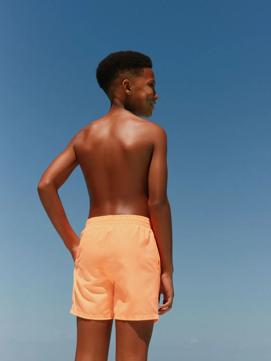 Плавки Nike Orange, 4 дюйма — фото 3