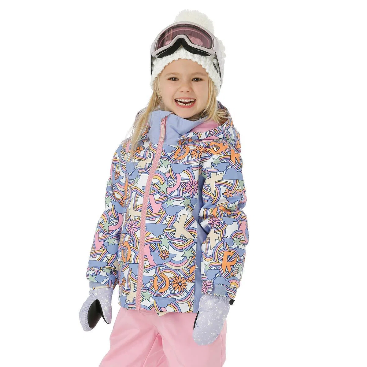 Куртка зимняя с капюшоном Snowy Tale Roxy, Bright White Big Deal