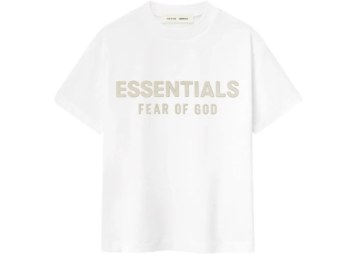 Детская футболка с длинным рукавом Tee Fear of God, Cloud White
