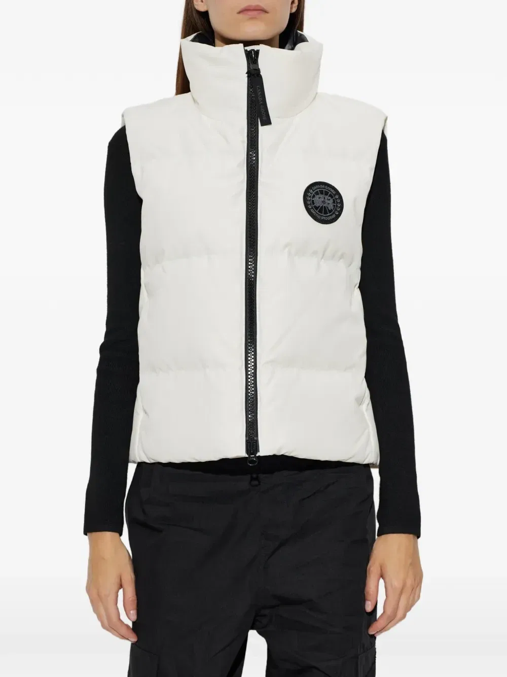 Стеганый пуховый жилет Grandview Canada Goose, бежевый — фото 3