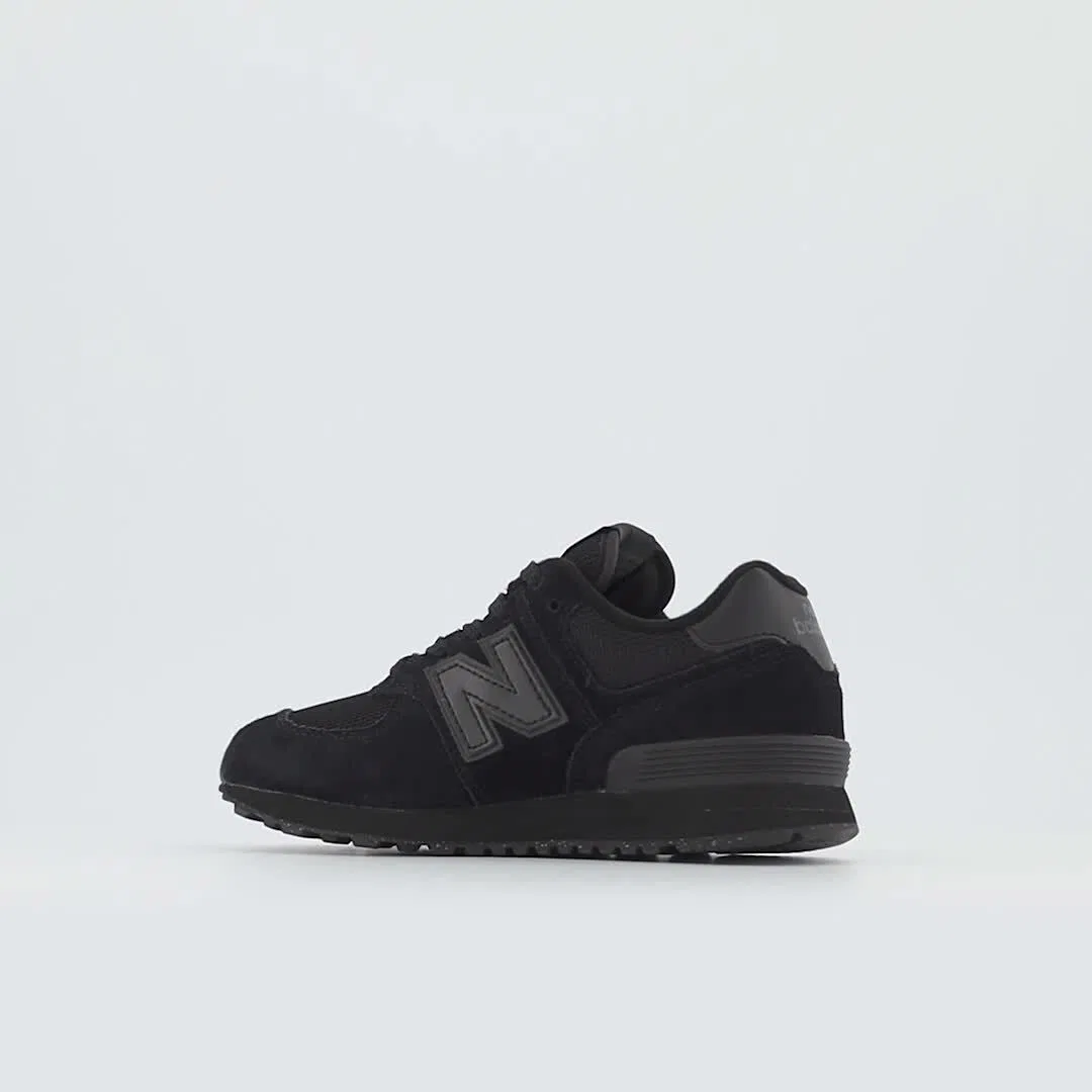 Детские кроссовки 574 Core Lace New Balance, Black — фото 3
