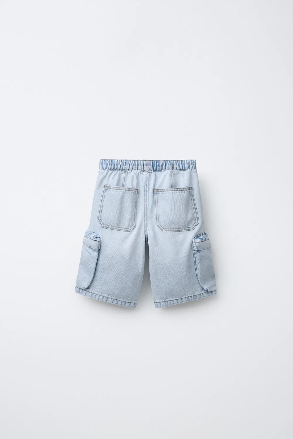 ШОРТЫ-БЕРМУДА ИЗ ГОРОДСКОГО ДЕНИМА ZARA, Blue — фото 2